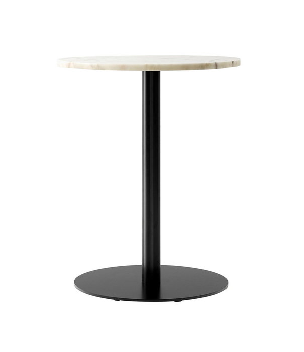 Audo Audo - Harbour Column Dining Table off white marble