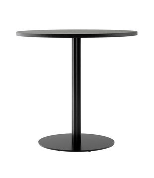 Audo - Harbour Column Dining tafel zwart eiken Ø80