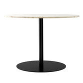 Audo - Harbour Column Dining table off white marble