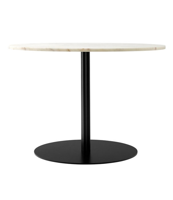 Audo Audo - Harbour Column Dining table off white marble