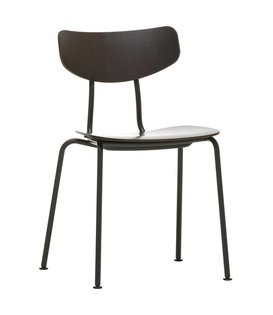 Vitra - Moca Chair Dark Oak- base black