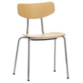 Vitra - Moca Chair Natural Oak - Crome