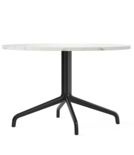 Audo - Harbour Column lounge tafel off white marmer Ø80