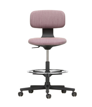 Vitra Rookie High Office Chair tress aubergine melange