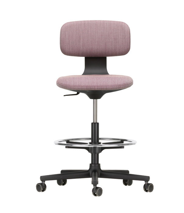 Vitra  Vitra - Rookie Bureaustoel High Aubergine