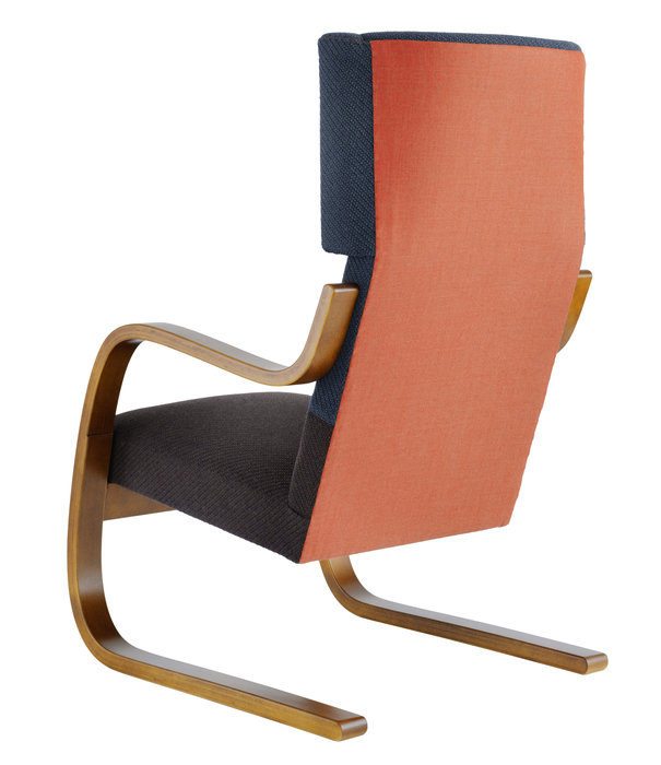Artek  Artek - Lounge Chair 401 Turquoise/Brown