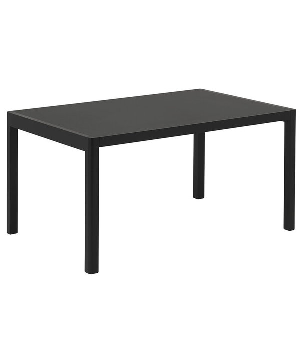 Muuto  Muuto - Workshop table black lino  - 140 X 92