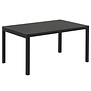 Muuto Workshop Table black, black lino 140cm