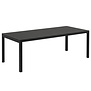 Muuto Workshop Table black, black lino 200cm