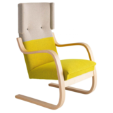 Artek - Lounge Chair 401 Grey + Yellow