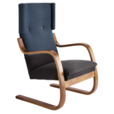 Artek - Lounge Chair 401 Turquoise/Brown