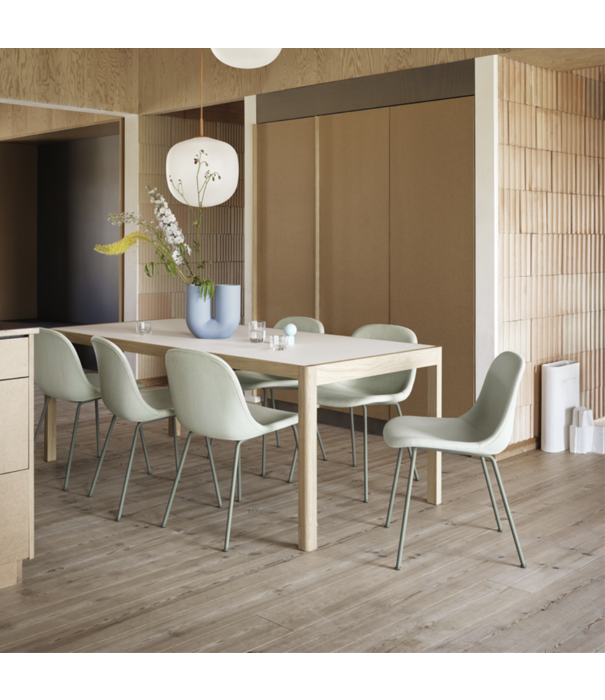 Muuto  Muuto Workshop Tafel zwart, zwart linoleum 200cm