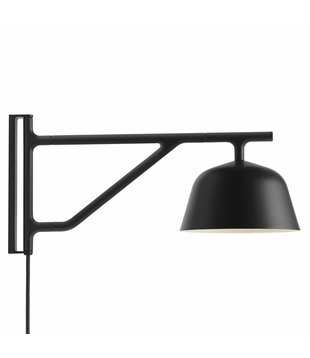 Muuto - Ambit wall lamp black