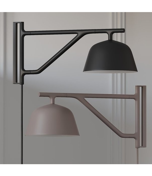 Muuto  Muuto - Ambit wandlamp zwart