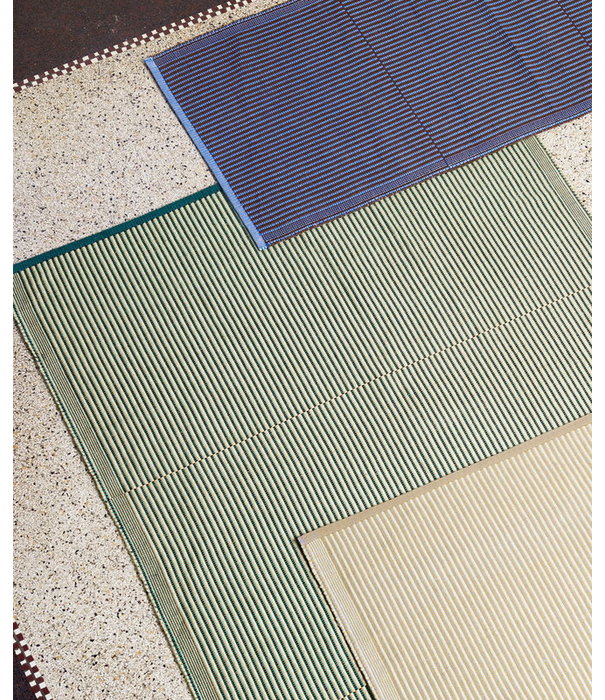 Hay  Tapis Tapijt Kastanje - Blauw