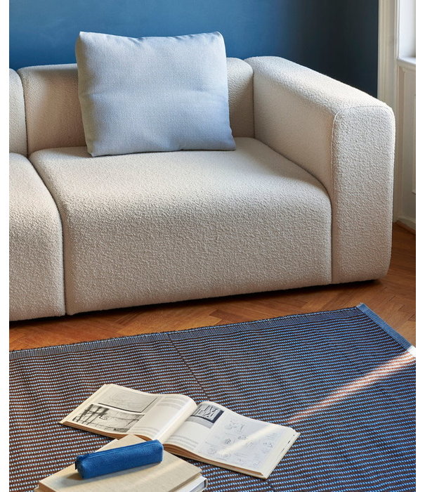 Hay  Tapis Tapijt Kastanje - Blauw