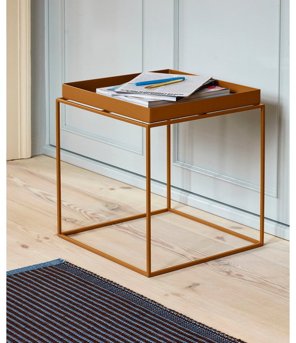 Hay  Tapis Tapijt Kastanje - Blauw