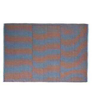 Tapis Vloerkleed chestnut & blue