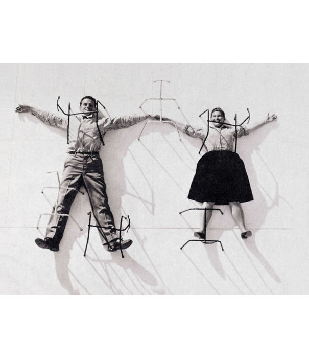 Vitra  Vitra LCW Lounge Stoel naturel essen