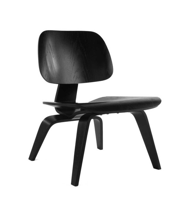 Vitra  Vitra - Eames LCW lounge stoel zwart essen