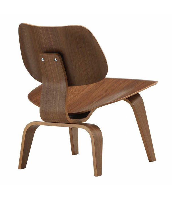 Vitra  Eames LCW Lounge Stoel walnoot