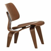 LCW lounge stoel walnoot
