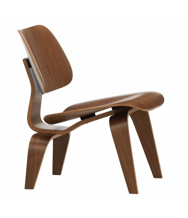 Vitra  Eames LCW Lounge Stoel walnoot