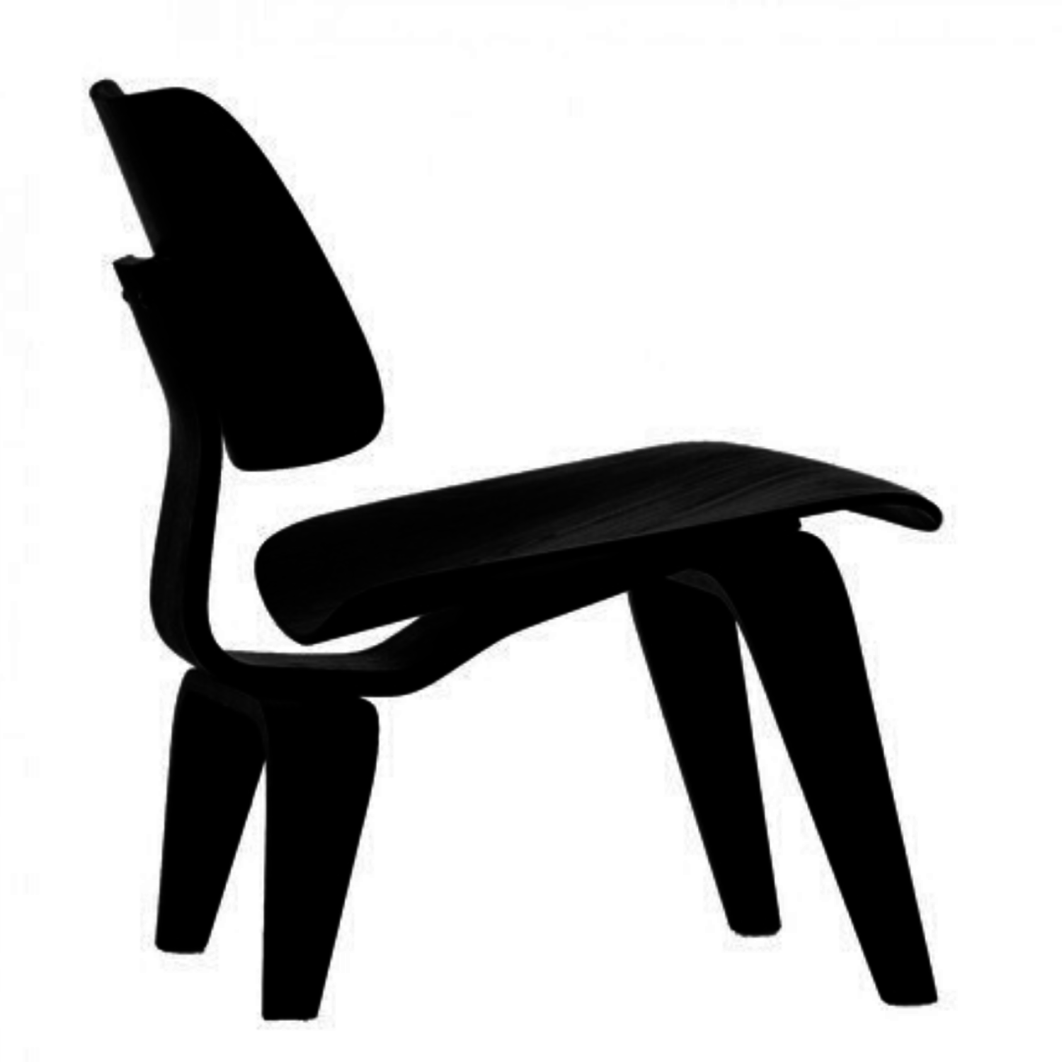 Vitra Vitra LCW Lounge Chair black ash