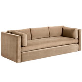 Hay - Hackney 3-seater Sofa Lola beige velours