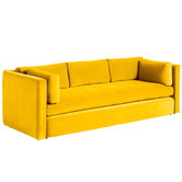 Hay - Hackney 3-seater Sofa Lola yellow velours