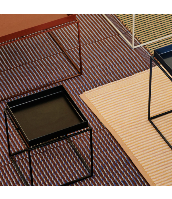 Hay  Tapis Tapijt Kastanje - Blauw