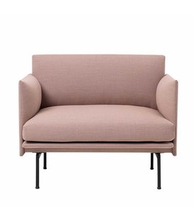 Outline Fauteuil Fiord 551, zwart onderstel