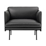 Muuto - Outline Chair Refine black leather