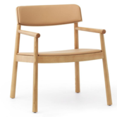 Timb Lounge Armstoel Tan - Camel Leer