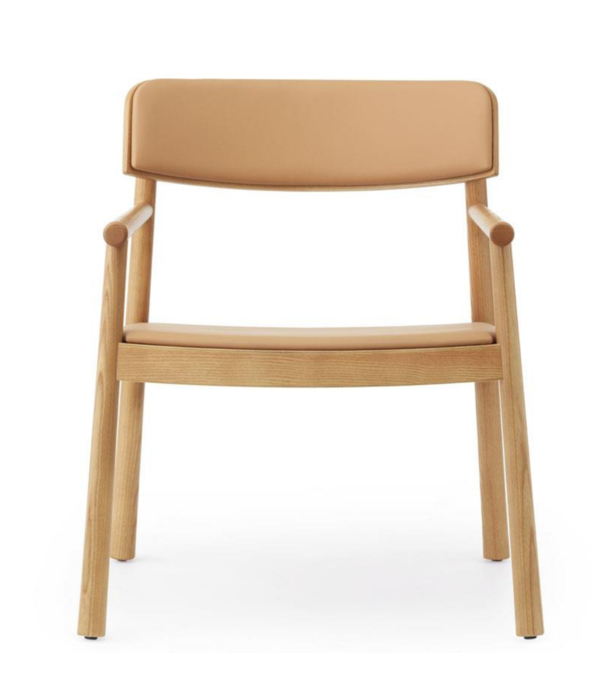 Normann Copenhagen  Normann Copenhagen -Timb Lounge Armchair Tan - Camel Leather