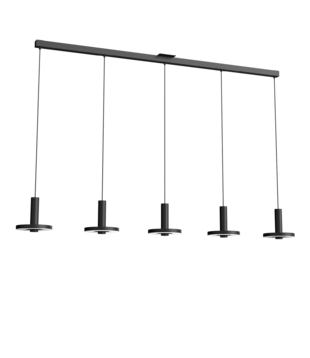 Beads Five in line Hanglamp