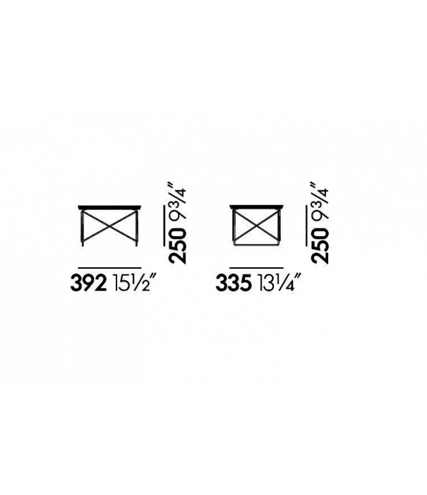Vitra  Vitra Occasional Table LTR white HPL, white base