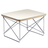 Vitra - Occasional Table LTR HPL wit, chrome onderstel