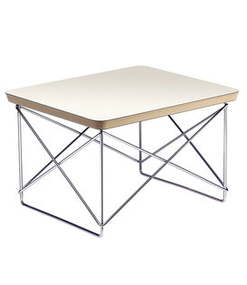 Vitra - Occasional Table LTR HPL wit, chrome onderstel