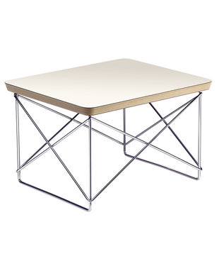 Vitra -  Occasional Table LTR HPL white, chrome base