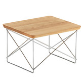 Vitra - Occasional Table LTR eiken, chrome onderstel