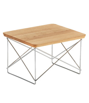 Vitra -   Occasional Table LTR oak, chrome base