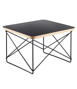 Vitra - Occasional Table LTR HPL black, basic dark base