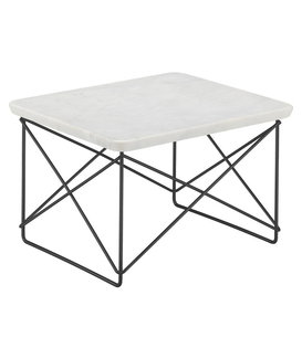 Vitra - Occasional Table LTR light marble, basic dark base