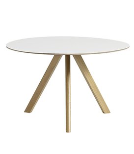 Hay - Cph 20 eettafel rond eiken - wit laminaat Ø120