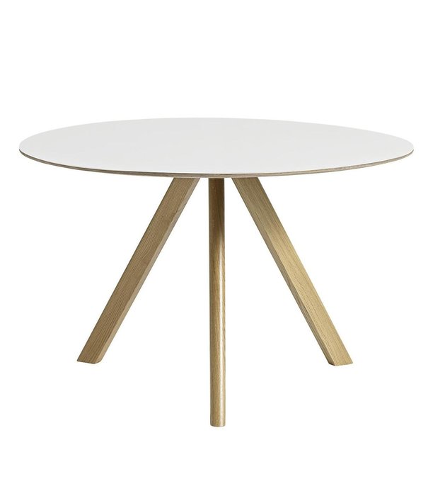 Hay  Hay - Cph 20 Round Dining Table oak, white laminate