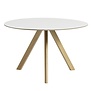 Hay - Cph 20 Round Dining Table oak, white laminate