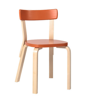 Artek - Aalto Chair 69 Orange - Birch