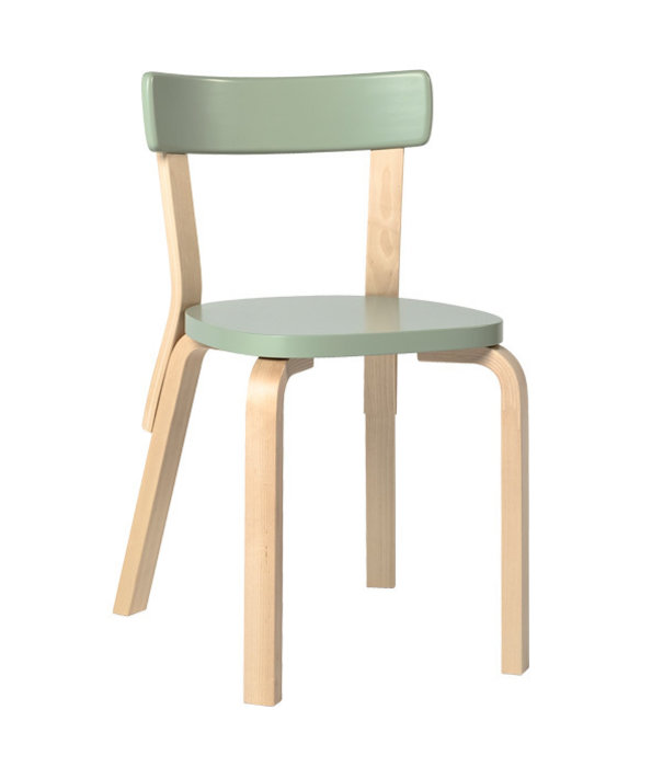 Artek  Artek - Aalto Chair 69 Green - Birch