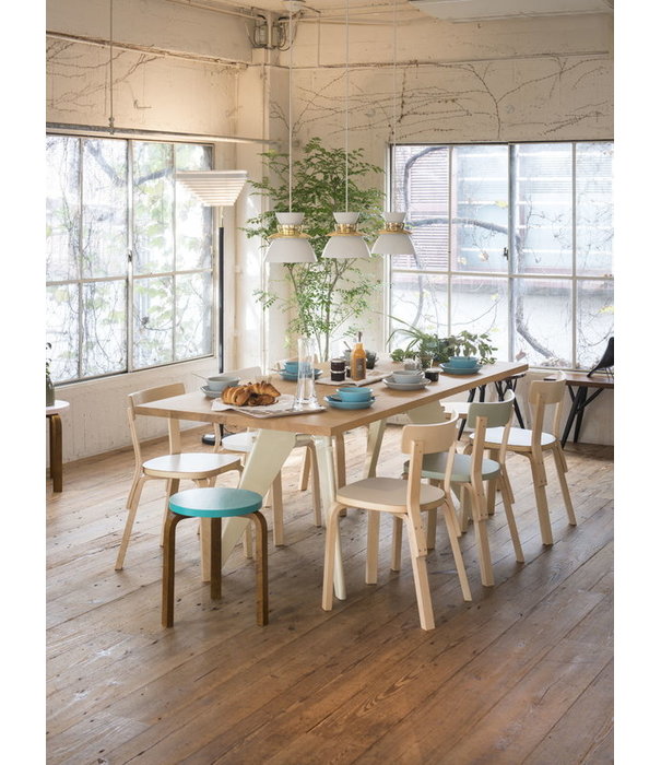 Artek  Artek - Aalto Stoel 69 Geel - Berken